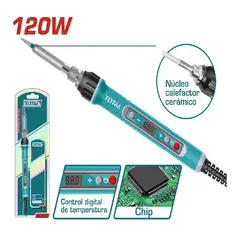 TOTAL - Cautin Electrico 120w Pre1-2min Núcleo Cerámico - Tet01610