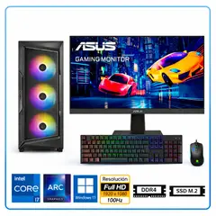 INTEL - Computadora Enovu Core i7-12700F 16GB 512GB SSD 24" Arc A380 6GB Windows 11 Pro