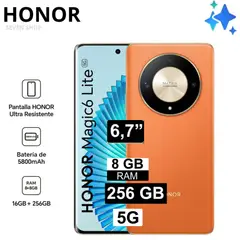 HONOR - Celular Magic 6 Lite 256GB 8GB Ram 6.7" Pulg Color - NARANJA