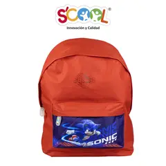 SCOOL - - Mochila Kombat Oficio Tela Sonic Movie