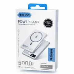 FEELING - Cargador Portátil Inalámbrico magsafe Power bank 5000mAh