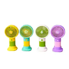 GENERICO - MINI VENTILADOR PORTATIL DE MANO MULTICOLOR
