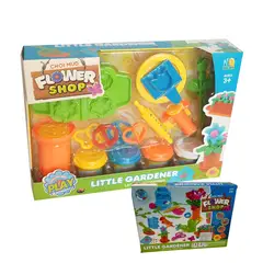 GENERICO - Kit de Plastilinas para Moldear Flores y Jardinería - Juguete Creativo Educativo