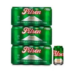 PILSEN - Cerveza 3 Twelve Pack Lata 355 mL