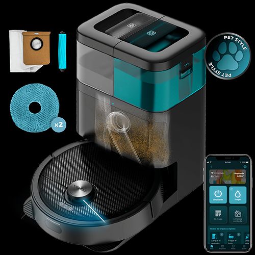 Robot Aspirador Láser Con Base De Autovaciado Conga 15090 Spinarm Home&Wash