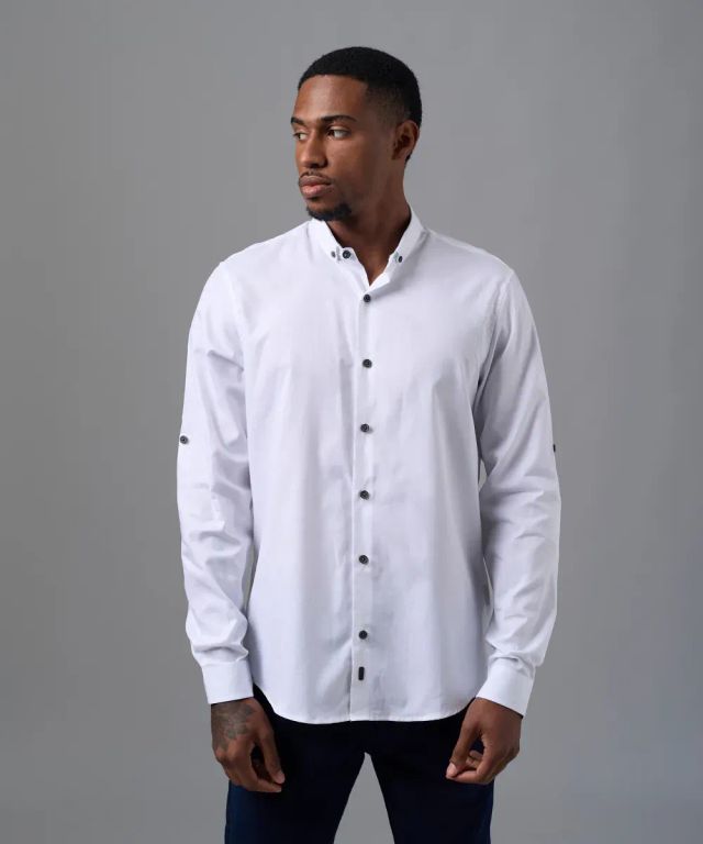 Camisa 100% Algodón Casual Hombre