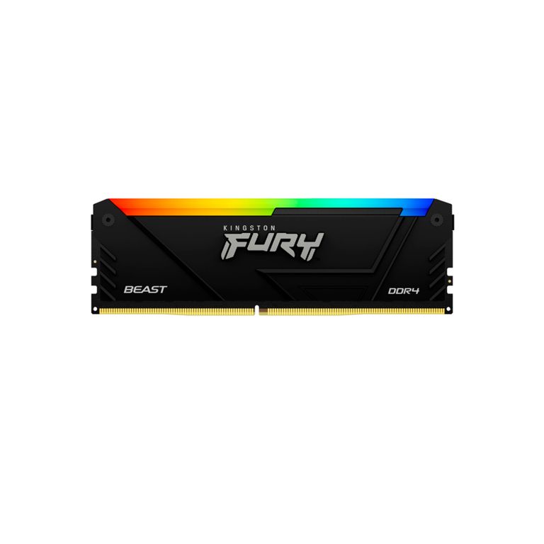 MEMORIA RAM FURY BEAST RGB KF432C16BB2A16 16GB DDR4-3200 CL16 NEGRO RGB 1X16GB