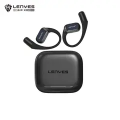 LENYES - Audífono Bluetooth AIR201 Edinburgh con ENC, Bluetooth 5.4 y diseño ear-hook deportivo