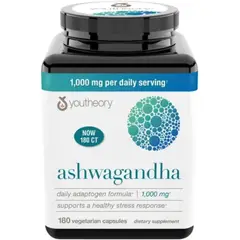 GENERICO - Ashwagandha 1000mg con KSM-66 - Ayuda a apoyar una respuesta saludable al estrés 180 Capsulas