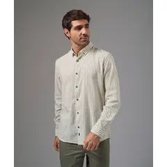 MBO - Camisa 100% Algodón Casual Hombre