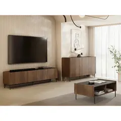 TU MESITA - Aparador Mixer con Canto Grueso Color ChiavennaOnix