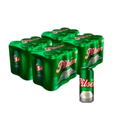 PILSEN - Cerveza 4 six Pack Lata 473 mL