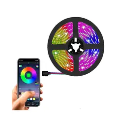 GENERICO - TIRA DE LUZ LED RGB BLUETOOTH CON CONTROL APLICATIVO