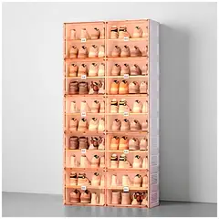 GENERICO - Zapatero Plegable Premium 10 Pisos - Blanco