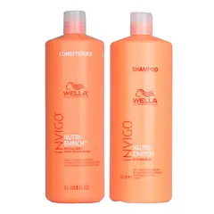 WELLA - Nutri Enrich - Nutricion Profunda Shampoo y Acondicionador 1000ml