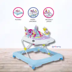 INFANTI - Andador Para Bebé Musical «UNICORNIO» LILA