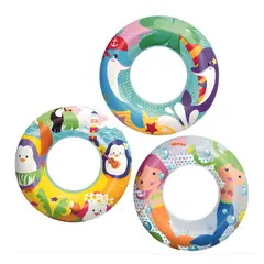 BESTWAY - Pack x3 Flotadores Inflables Sea Creature de 51 cm Verano Diversión