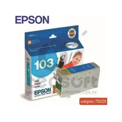 GENERICO - CARTUCHO EPSON 103 COLOR CYAN