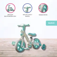 GENERICO - Bicicleta de Balance para Niños «UNICORNIO» LIGTH BLUE