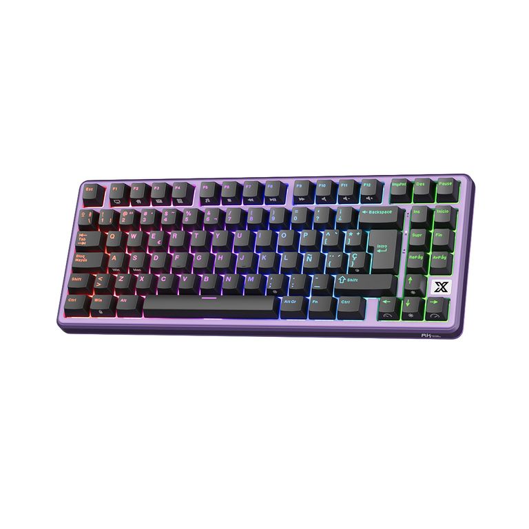 Teclado RK X87 Cableado BLACKBERRY MOUSSE - CREAMY SWITCH