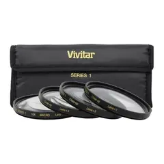 VIVITAR - Kit Filtros Close Up +1 +2 +4 +10 + Estuche 52mm