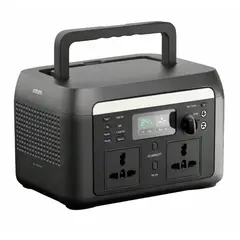 OPALUX - Estación de Energía Portátil 600W 512Wh con Inversor Onda Pura y Carga Solar