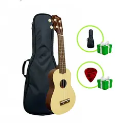 TITAN - UKELELE SOPRANO COLOR NATURAL CON FUNDA - MARCA TITÁN