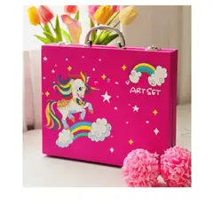 GENERICO - Maleta Set De Arte De 50 Piezas Dibujo Pintura Para Niños