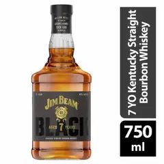 JIM BEAM - Whisky Black 7 Años Botella 750ml