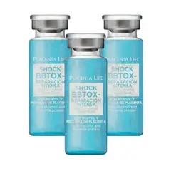 PLACENTA LIFE - PACK 3 SHOCK BBTOX REPARACION INTENSA 15ML