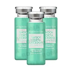 PLACENTA LIFE - PACK 3 SHOCK FORTALECEDOR 15ML