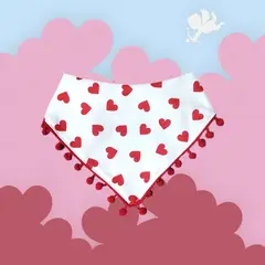 GENERICO - Bandana para Mascotas - San Valentin Talla XS