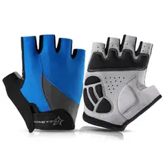 Rockbros - Guante Mitón Azul S030 Talla S Ciclismo Deportivo