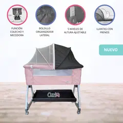 EBABY - Cuna Colecho para Bebé «DIMI» Pink