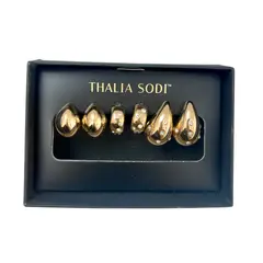 GENERICO - Elegantes aretes dorados Thalía Sodi