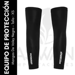 GENERICO - Mangas De Voley Negro - Talla XS