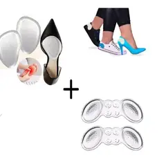 GENERICO - Kit Almohadilla para Antepié y Talón Silicona