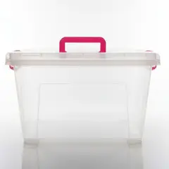 START FG - Fenomenal Cajita Organizadora Vany de Plástico Transparente con Tapa