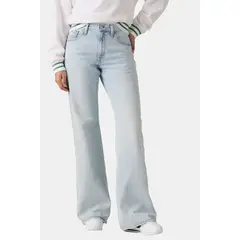 LEVIS - Jeans Mujer Middy Loose Boot Celeste