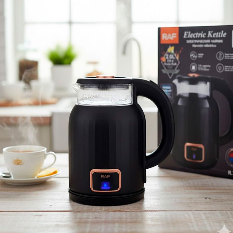 Hervidor Eléctrico De Agua Raf R7411 Base Giratorio 360° 2l