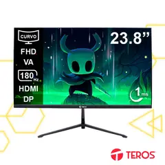TEROS - Monitor Gamer Curvo TE-2476G 23.8 FHD 180Hz 1ms