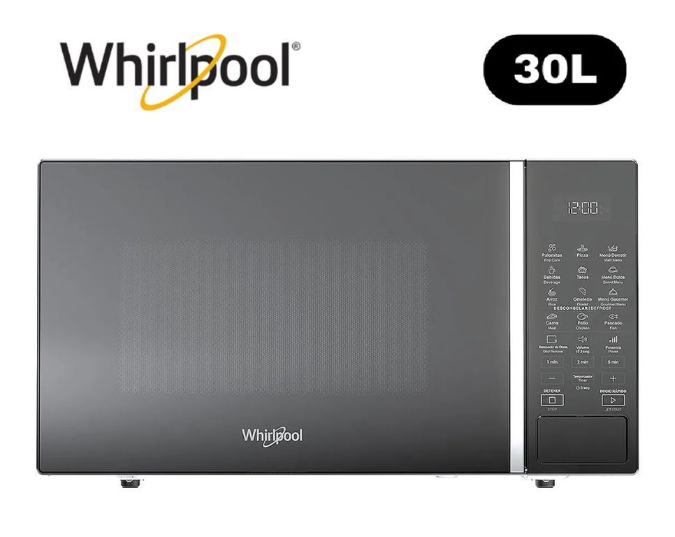 Microondas De Mesa De 30 Lt. Negro