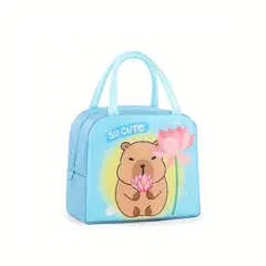GENERICO - Set de 3 Loncheras termicas portátil bolso de almuerzo estampado