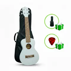 TITAN - UKELELE CONCIERTO COLOR CELESTE CON FUNDA - MARCA TITÁN