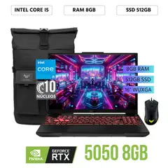 ASUS - Laptop F16 FX608JHI-TU380 Intel Core i5 14450HX Ram 8Gb SSD 512Gb 15.6"WUXGA FreeDos