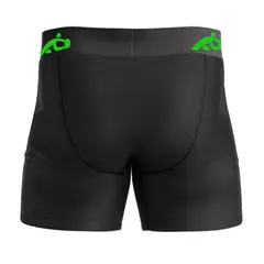 GENERICO - Malla short licra pantaloneta hombre negro