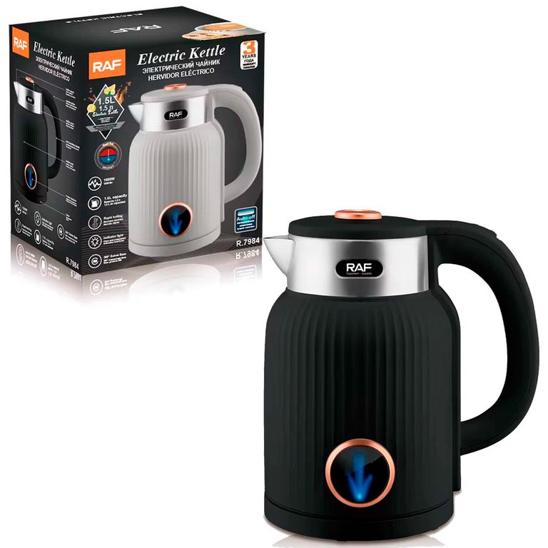 Hervidor Eléctrico Raf R.7984 1.5 L Acero Inoxidable 1500w
