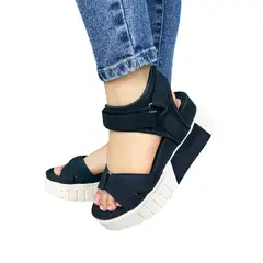 GENERICO - Sandalias con plataforma modelo cruzado
