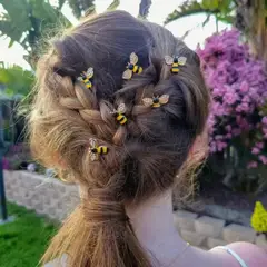 GENERICO - GANCHO LAZO NIÑA ABEJITA CHIQUITITA