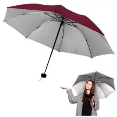 GENERICO - Paraguas de mano plegables sombrilla personal portatil